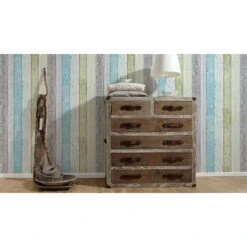 A.S. Creation Elements | 855077 | Papier Peint Bois Intissé | 0.53 M X 10.05 M | Bleu -A.S. Creation Soldes 855077 7