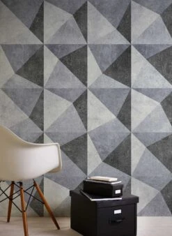 A.S. Creation AS Creation Metropolitan Stories "The Wall" - PAPIER PEINT PHOTO ASPECT BÉTON GÉOMÉTRIQUE 3D - 1,59 X 2,80 Mètres - Motif Reproductible -A.S. Creation Soldes 877x1200