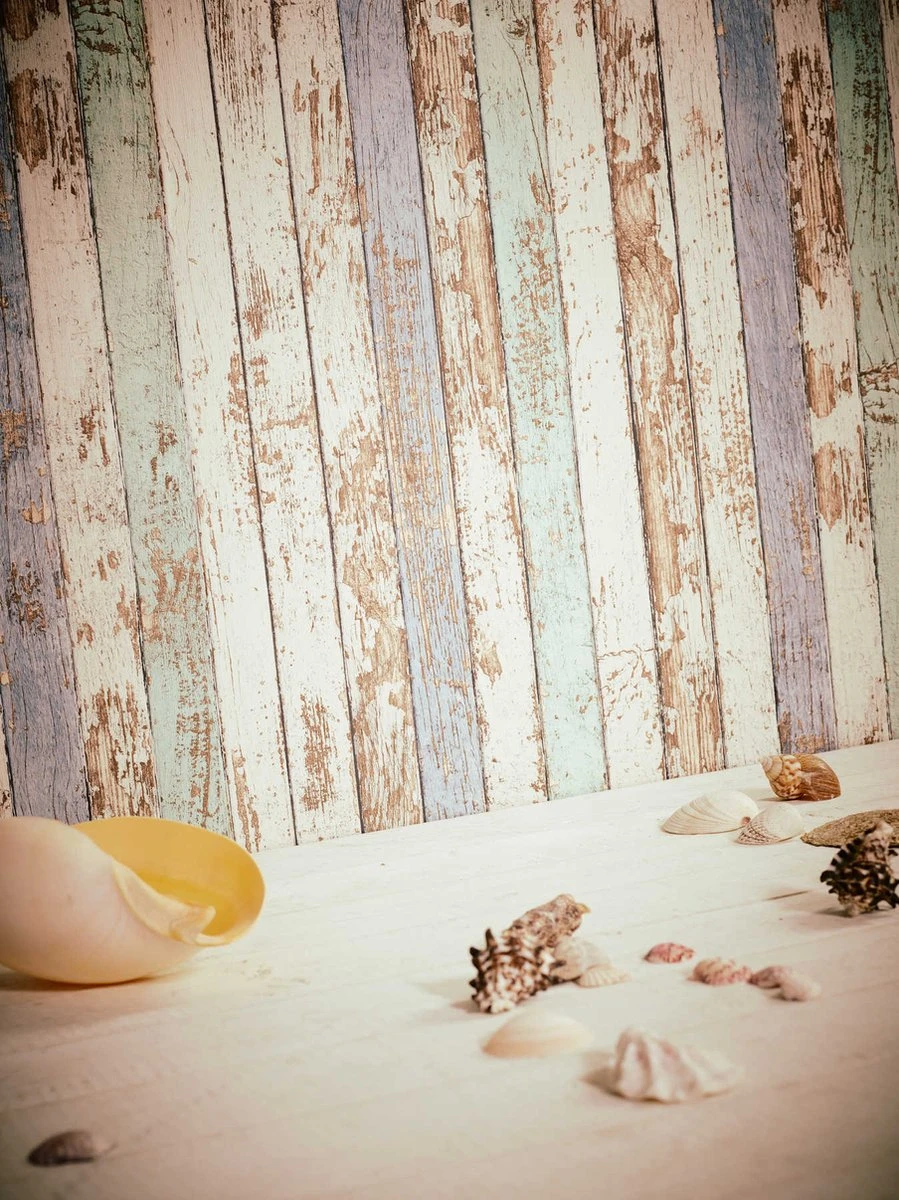 A.S. Creation AS Création Elements - PAPIER PEINT ALTÉRÉ RÉCUPÉRATION - Blanc Marron Bleu Menthe - 1005 X 53 Cm 9 A.S. Creation AS Création Elements - PAPIER PEINT ALTÉRÉ RÉCUPÉRATION - Blanc Marron Bleu Menthe - 1005 X 53 Cm – Image 9