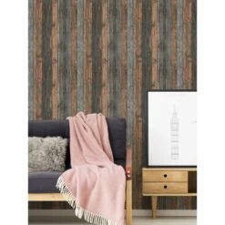 A.S. Creation Elements | 908612 | Papier Peint Bois Intissé | 0.53 M X 10.05 M | Marron -A.S. Creation Soldes 908612 8