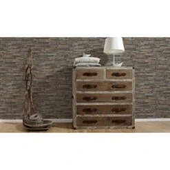 A.S. Creation Elements | 914217 | Papier Peint Intissé Pierre Brique | 0.53 M X 10.05 M | Marron -A.S. Creation Soldes 914217 5