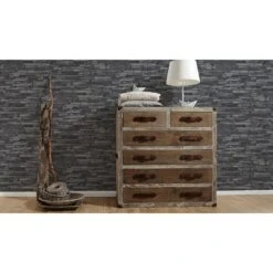 A.S. Creation Elements | 914224 | Papier Peint Intissé Pierre Brique | 0.53 M X 10.05 M | Gris -A.S. Creation Soldes 914224 4