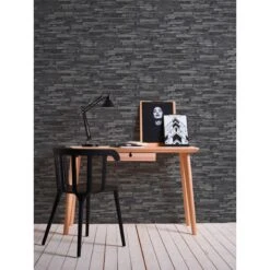 A.S. Creation Elements | 914224 | Papier Peint Intissé Pierre Brique | 0.53 M X 10.05 M | Gris -A.S. Creation Soldes 914224 5