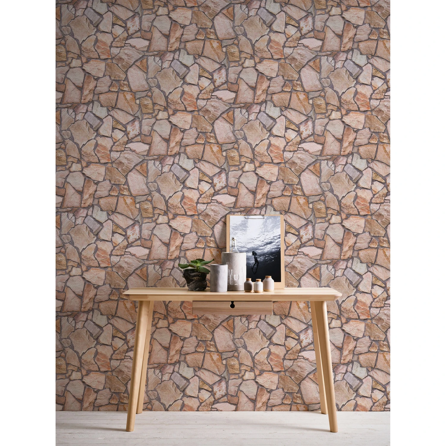 A.S. Creation Elements | 927316 | Papier Peint Intissé Pierre Brique | 0.53 M X 10.05 M | Marron 7 A.S. Creation Elements | 927316 | Papier Peint Intissé Pierre Brique | 0.53 M X 10.05 M | Marron – Image 7