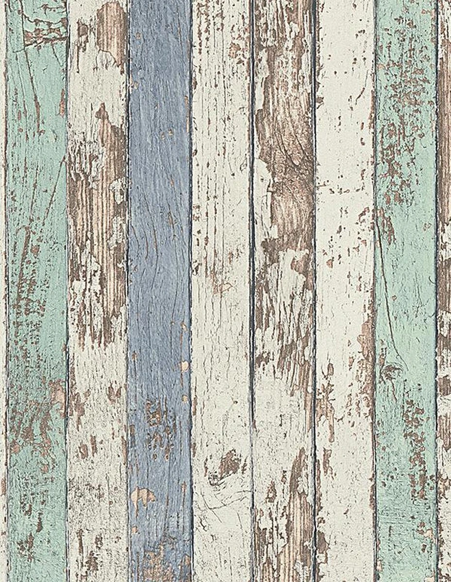 A.S. Creation AS Création Elements - PAPIER PEINT ALTÉRÉ RÉCUPÉRATION - Blanc Marron Bleu Menthe - 1005 X 53 Cm 12 A.S. Creation AS Création Elements - PAPIER PEINT ALTÉRÉ RÉCUPÉRATION - Blanc Marron Bleu Menthe - 1005 X 53 Cm – Image 12