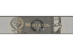 A.S. Creation Bordure A.S. Création Cocktail 2 Marron, Gris, Métallique