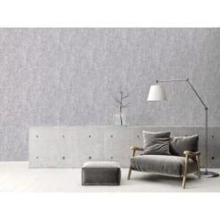A.S. Creation Elements | 944265 | Papier Peint Intissé Effet Béton | 0.53 M X 10.05 M | Gris -A.S. Creation Soldes 944265 5