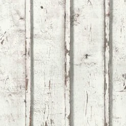 A.S. Creation Elements | 953701 | Papier Peint Bois Intissé | 0.53 M X 10.05 M | Blanc