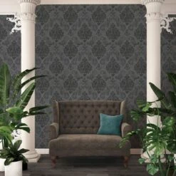 A.S. Creation Memory 2 | 953723 | Papier Peint Intissé Baroque | 0.53 M X 10.05 M | Gris -A.S. Creation Soldes 953723 5