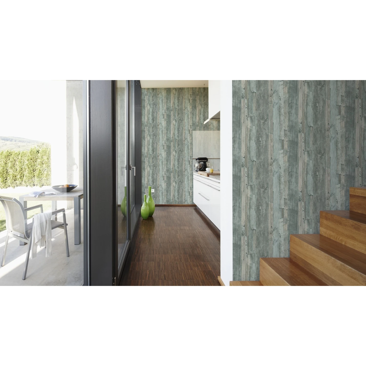 A.S. Creation Decoworld | 954055 | Papier Peint Bois Intissé | 0.53 M X 10.05 M | Vert 2 A.S. Creation Decoworld | 954055 | Papier Peint Bois Intissé | 0.53 M X 10.05 M | Vert – Image 2