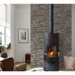 A.S. Creation Elements | 958331 | Papier Peint Intissé Pierre Brique | 0.53 M X 10.05 M | Gris -A.S. Creation Soldes 958331 3