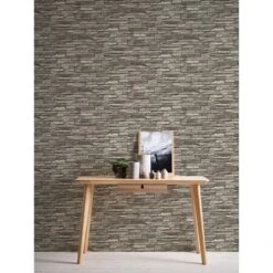 A.S. Creation Elements | 958331 | Papier Peint Intissé Pierre Brique | 0.53 M X 10.05 M | Gris -A.S. Creation Soldes 958331 7