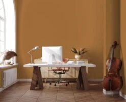 A.S. Creation Peinture Murale Premium Orange - PURO C8014 Safran Lisse -A.S. Creation Soldes DD126136 4