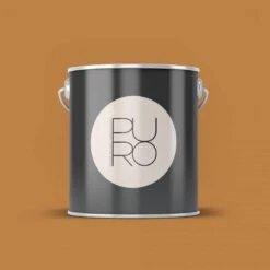 A.S. Creation Peinture Murale Premium Orange - PURO C8014 Safran Lisse