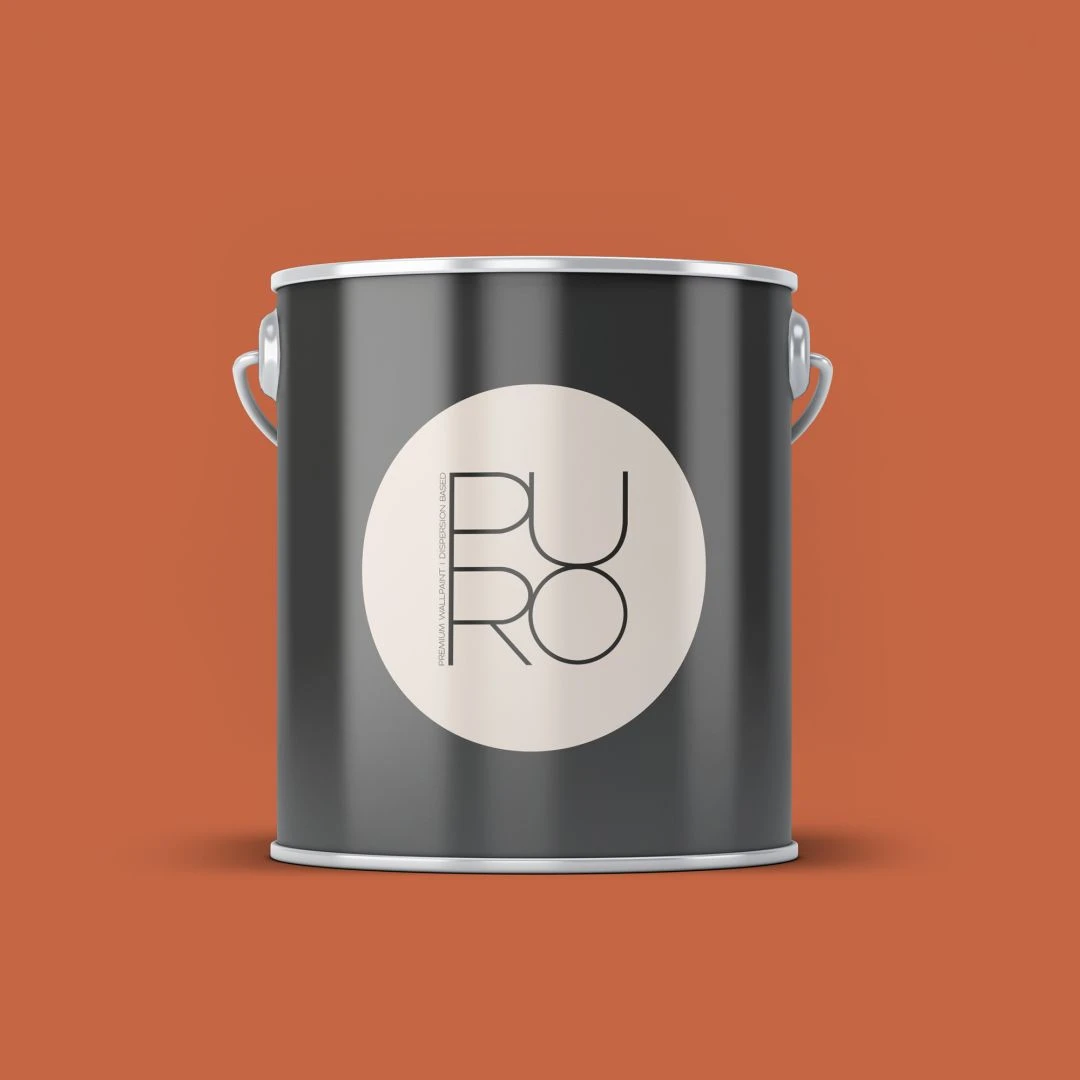 A.S. Creation Peinture Murale Premium Rouge Orange - PURO C9006 Orange Poussiéreux 1 A.S. Creation Peinture Murale Premium Rouge Orange - PURO C9006 Orange Poussiéreux