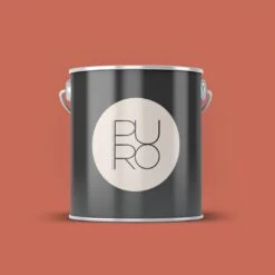 A.S. Creation Peinture Murale Premium Rouge - PURO C9007 Orange Poussiéreux