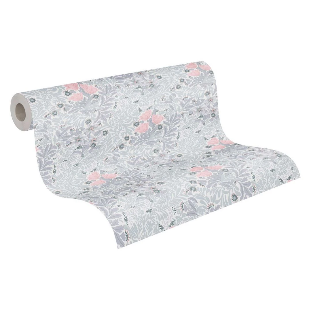 A.S. Creation Papier Peint à Motifs Floraux Blanc Rose - Papier Peint à Fleurs Et à Feuilles 2 A.S. Creation Papier Peint à Motifs Floraux Blanc Rose - Papier Peint à Fleurs Et à Feuilles – Image 2