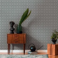 A.S. Creation Papier Peint Rétro Style Graphique Noir Et Blanc - Papier Peint Intissé Graphique Vintage -A.S. Creation Soldes architects paper tapete art of eden 390624 ambiente