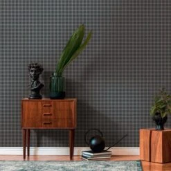 A.S. Creation Papier Peint Intissé Carreaux Rétro Marron Gris - Papier Peint Moderne à Carreaux - Papier Peint Vintage à Motifs -A.S. Creation Soldes architects paper tapete art of eden 390648 ambiente