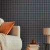 A.S. Creation Papier Peint Intissé Carreaux Rétro Marron Gris - Papier Peint Moderne à Carreaux - Papier Peint Vintage à Motifs