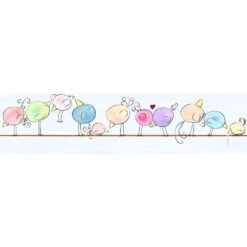 A.S. Creation A.S. Création Lovely Kids Frise Autocollante Enfant - Multicolore, Bleu -A.S. Creation Soldes as creation bordre lovely kids 403724 muster