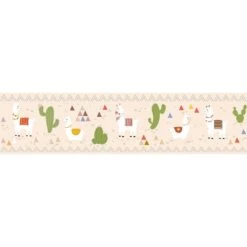 A.S. Creation A.S. Création Lovely Kids Frise Autocollante Enfant - Beige, Vert -A.S. Creation Soldes as creation bordre lovely kids 403728 muster