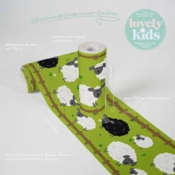 A.S. Creation A.S. Création Lovely Kids Frise Autocollante Enfant - Vert, Noir