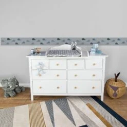 A.S. Creation A.S. Création Lovely Kids Frise Autocollante Enfant - Gris -A.S. Creation Soldes as creation bordre lovely kids 403735 ambiente