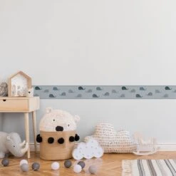 A.S. Creation A.S. Création Lovely Kids Frise Autocollante Enfant - Gris -A.S. Creation Soldes as creation bordre lovely kids 403735 ambiente3