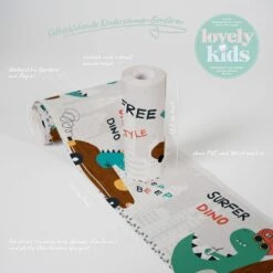 A.S. Creation A.S. Création Lovely Kids Frise Autocollante Enfant - Vert, Brun