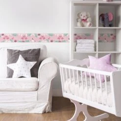 A.S. Creation A.S. Création Lovely Kids Frise Autocollante Enfant - Rosé, Vert -A.S. Creation Soldes as creation bordre lovely kids 403758 ambiente2