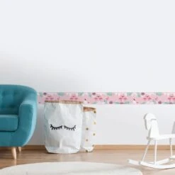 A.S. Creation A.S. Création Lovely Kids Frise Autocollante Enfant - Rosé, Vert -A.S. Creation Soldes as creation bordre lovely kids 403758 ambiente3