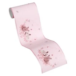 A.S. Creation A.S. Création Little Stars Papier Peint Enfant - Rosé, Argent