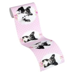 A.S. Creation A.S. Création Little Stars Papier Peint Avec Des Animaux - Rosé, Noir