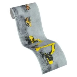 A.S. Creation A.S. Création Little Stars Papier Peint Enfant - Jaune, Noir