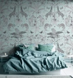 A.S. Creation Papier Peint Animal Noir Blanc - Papier Peint Intissé Insectes & Animaux Livingwalls - Mat Et Lisse