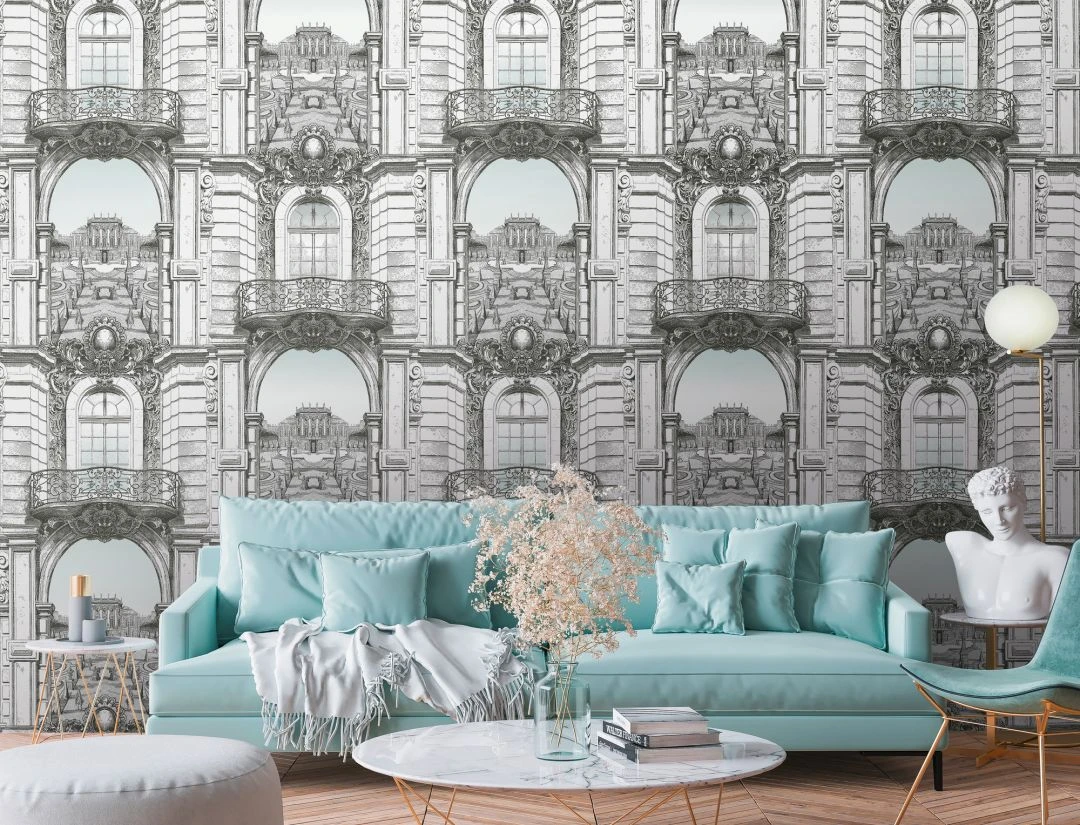 A.S. Creation Papier Peint Bâtiment Blanc Noir - Papier Peint Intissé Architecture Livingwalls - Mat Et Lisse 1 A.S. Creation Papier Peint Bâtiment Blanc Noir - Papier Peint Intissé Architecture Livingwalls - Mat Et Lisse