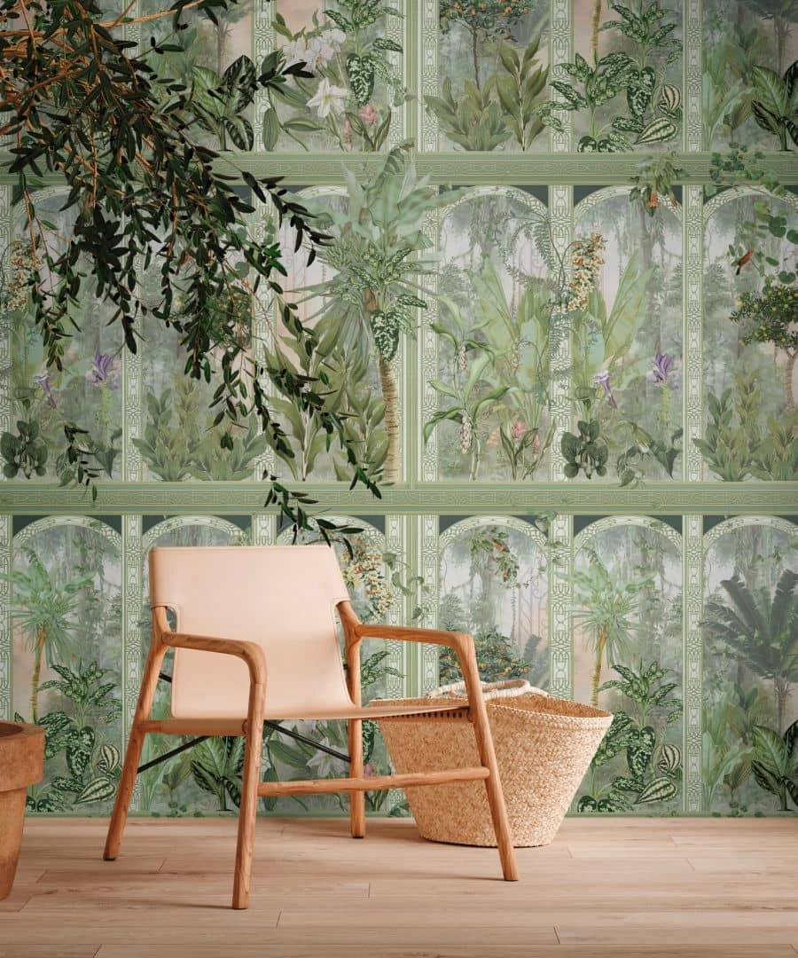 A.S. Creation Papier Peint Jungle Vert Marron - Papier Peint Intissé Botanique Livingwalls - Mat Et Lisse 1 A.S. Creation Papier Peint Jungle Vert Marron - Papier Peint Intissé Botanique Livingwalls - Mat Et Lisse