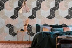 A.S. Creation Papier Peint Graphique Gris Beige - Papier Peint Intissé Art Livingwalls - Mat Et Lisse