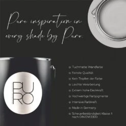 A.S. Creation Peinture Murale Premium Gris - PURO C1001 Cool Gray 9 A.S. Creation Peinture Murale Premium Gris - PURO C1001 Cool Gray -A.S. Creation Soldes as creation innen farbe dd125737 wandfarbe