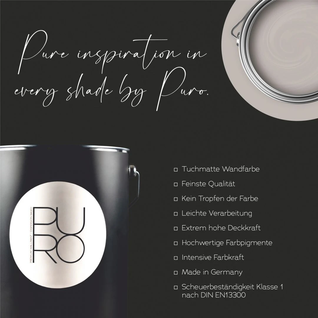 A.S. Creation Peinture Murale Premium Gris - PURO C1011 Gris Crème 5 A.S. Creation Peinture Murale Premium Gris - PURO C1011 Gris Crème – Image 5