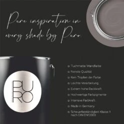 A.S. Creation Peinture Murale Premium Gris - PURO C1012 Gris Crème -A.S. Creation Soldes as creation innen farbe dd125770 wandfarbe