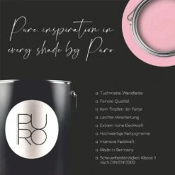 A.S. Creation Peinture Murale Premium Rose - PURO C2009 Lovely Rose -A.S. Creation Soldes as creation innen farbe dd125800 wandfarbe