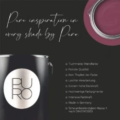 A.S. Creation Peinture Murale Premium Violet - PURO C2012 Lovely Rose -A.S. Creation Soldes as creation innen farbe dd125809 wandfarbe