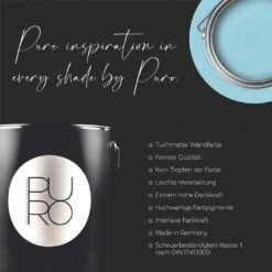 A.S. Creation Peinture Murale Premium Bleu - PURO C3001 Bleu Océan -A.S. Creation Soldes as creation innen farbe dd125878 wandfarbe