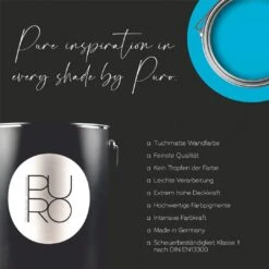 A.S. Creation Peinture Murale Premium Bleu - PURO C3002 Bleu Océan -A.S. Creation Soldes as creation innen farbe dd125881 wandfarbe