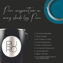 A.S. Creation Peinture Murale Premium Bleu - PURO C3004 Bleu Océan -A.S. Creation Soldes as creation innen farbe dd125887 wandfarbe