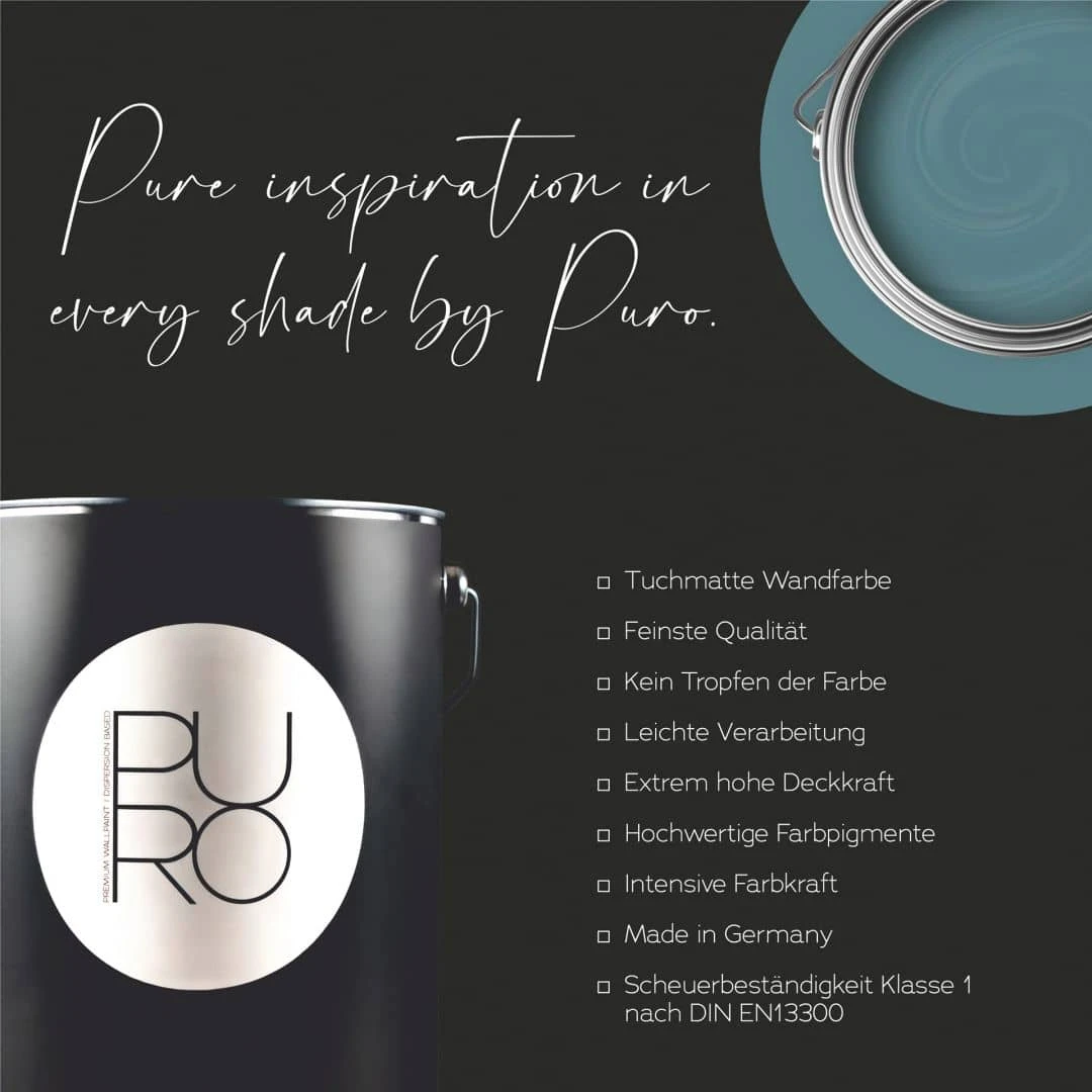 A.S. Creation Peinture Murale Premium Bleu Vert - PURO C3011 Essence Bleuâtre 5 A.S. Creation Peinture Murale Premium Bleu Vert - PURO C3011 Essence Bleuâtre – Image 5