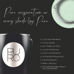 A.S. Creation Peinture Murale Premium Vert - PURO C4000 Vert Tendre 9 A.S. Creation Peinture Murale Premium Vert - PURO C4000 Vert Tendre -A.S. Creation Soldes as creation innen farbe dd125917 wandfarbe