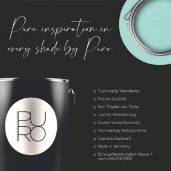 A.S. Creation Peinture Murale Premium Bleu - PURO C4006 Vert émeraude 9 A.S. Creation Peinture Murale Premium Bleu - PURO C4006 Vert émeraude -A.S. Creation Soldes as creation innen farbe dd125935 wandfarbe